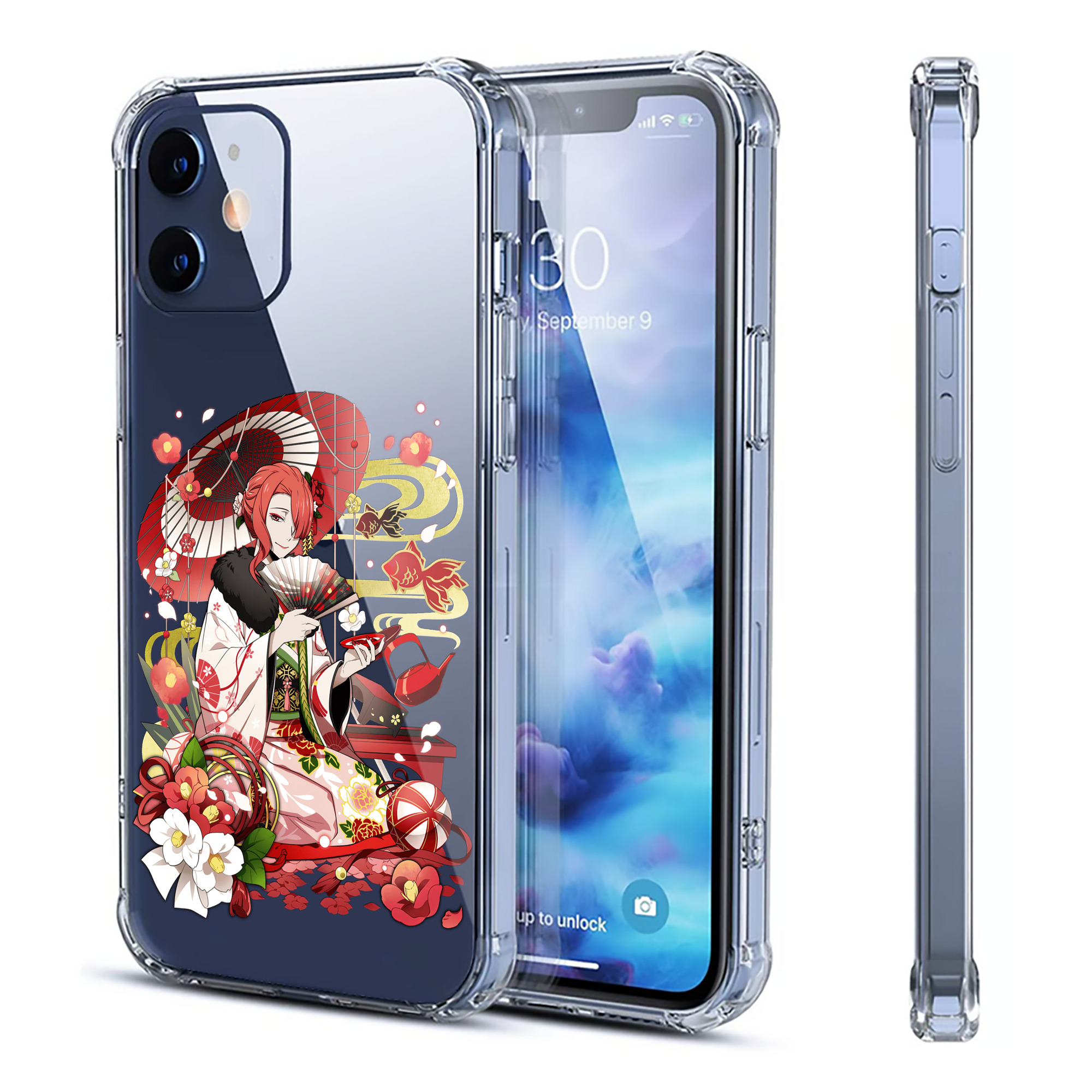 （画像用） 文豪ストレイドッグス Bungo Stray Dogs 【iPhone 12シリーズ対応】透明スマホケース（クリアソフトケース）